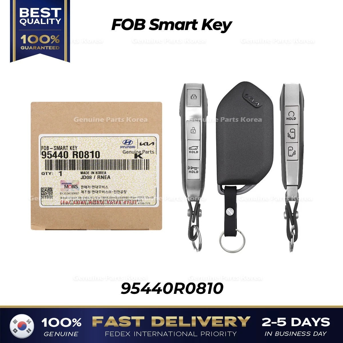 ⭐Genuine⭐ FOB Smart Key 95440R0810 for Kia Carnival