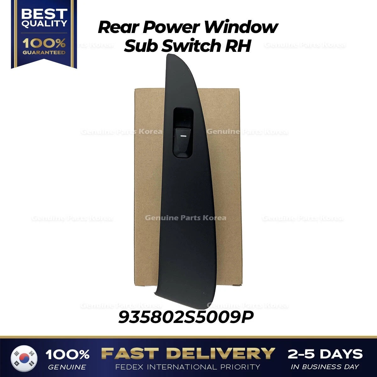⭐Genuine⭐ Rear Power Window Sub Switch RH 935802S5009P for Hyundai Tucson
