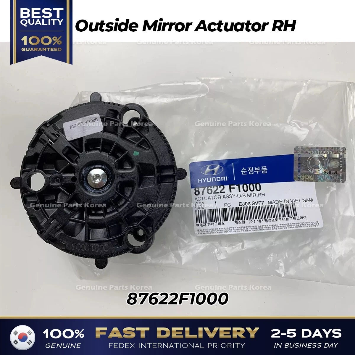⭐Genuine⭐ Outside Mirror Actuator RH 87622F1000 for Hyundai Kia