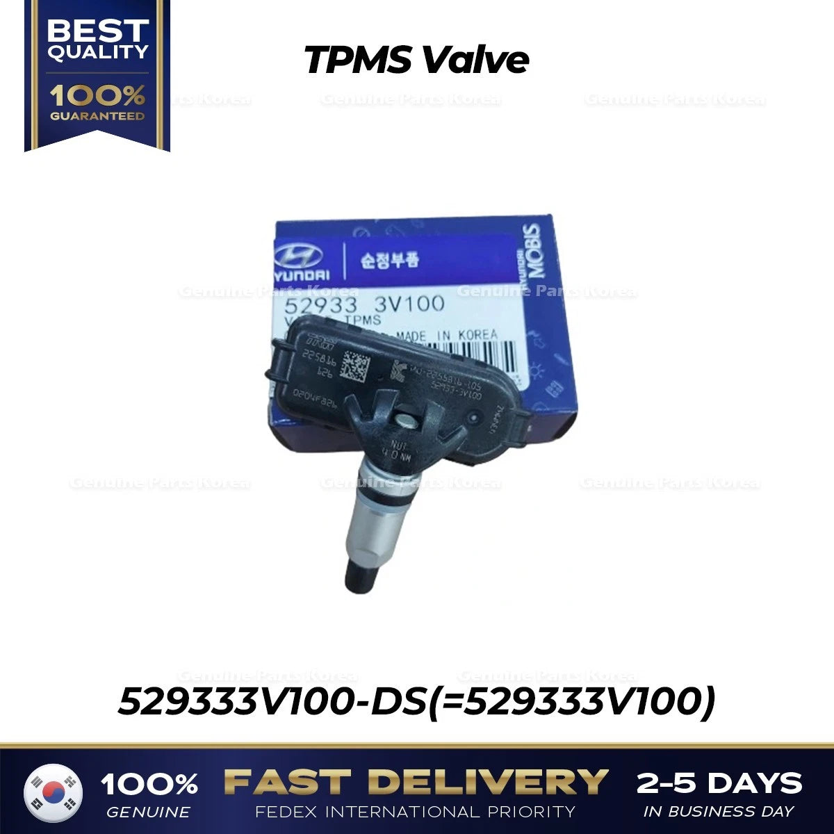 ⭐Genuine⭐ TPMS Valve 529333V100-DS for Hyundai Grandeur i40