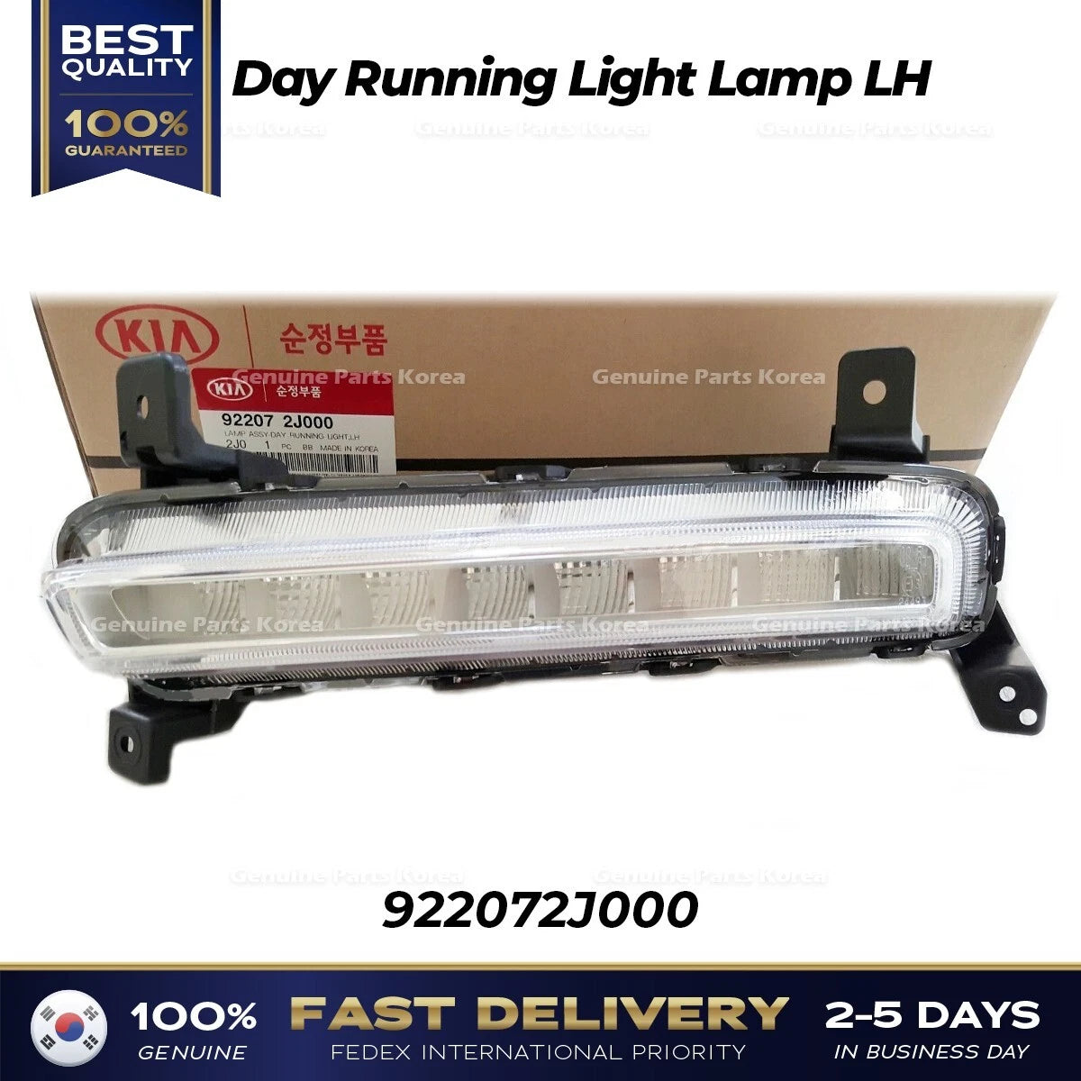 ⭐Genuine⭐ Day Running Light Lamp LH 922072J000 for Kia Borrego Mohave