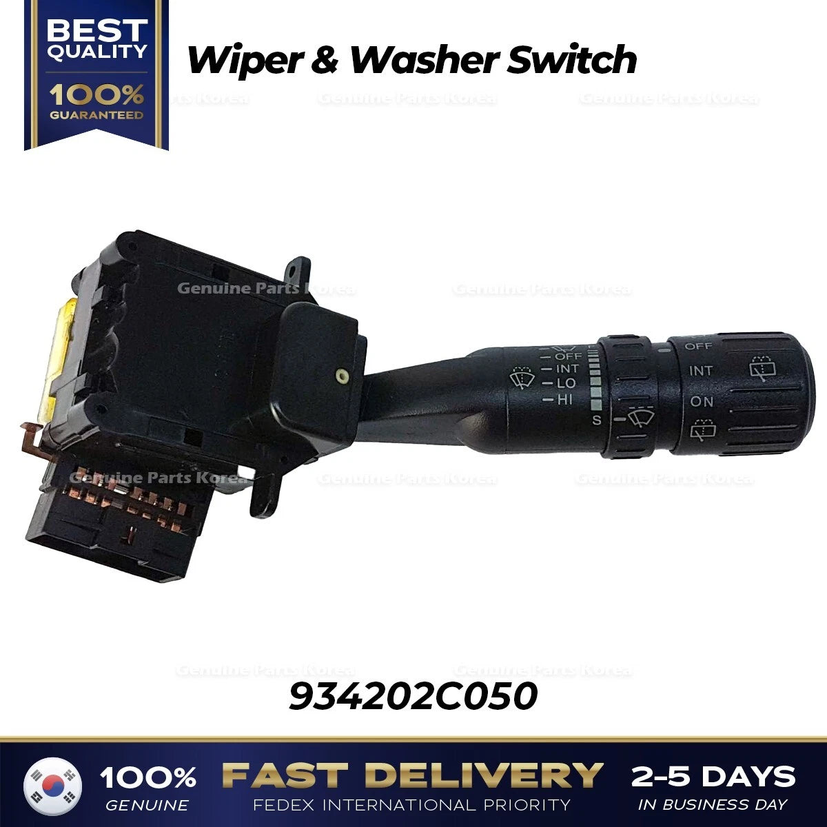 ⭐Genuine⭐ Wiper & Washer Switch 934202C050 for Hyundai Tiburon