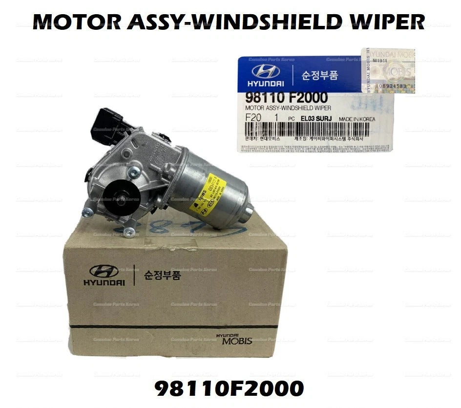 ⭐Genuine⭐ Windshield Wiper Motor 98110F2000 for Hyundai Elantra Kia Sportage