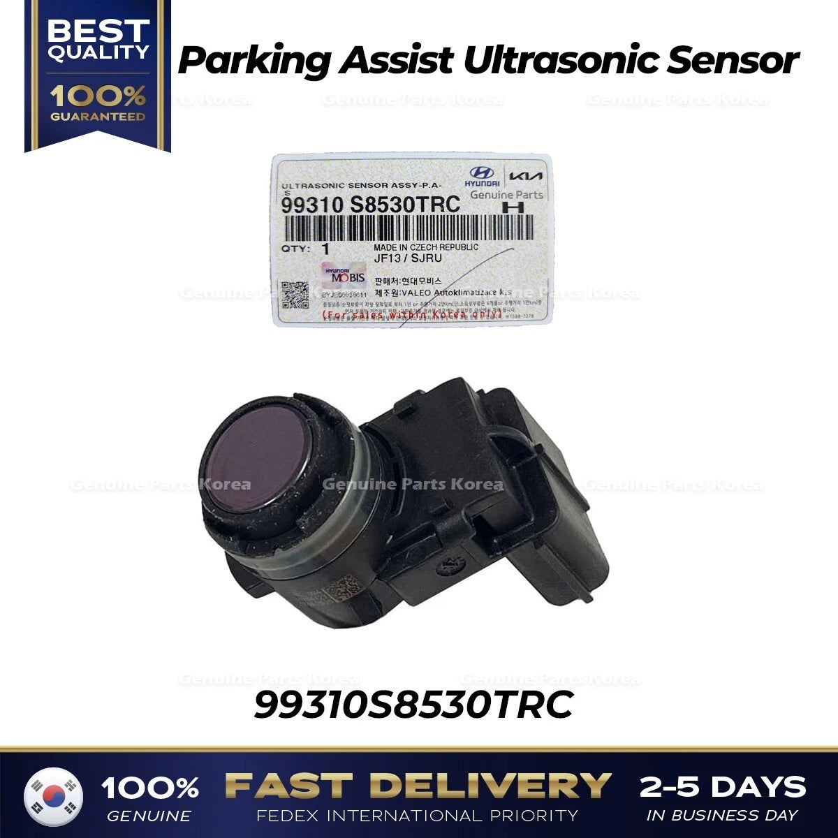 ⭐Genuine⭐ Parking Assist Ultrasonic Sensor 99310S8530TRC for Hyundai Palisade