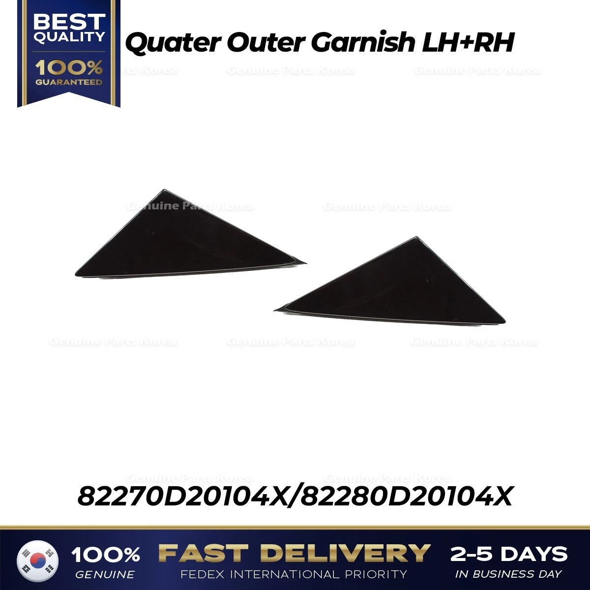 ⭐Genuine⭐ Quater Outer Garnish LH RH 82280D20104X for Hyundai Genesis G90