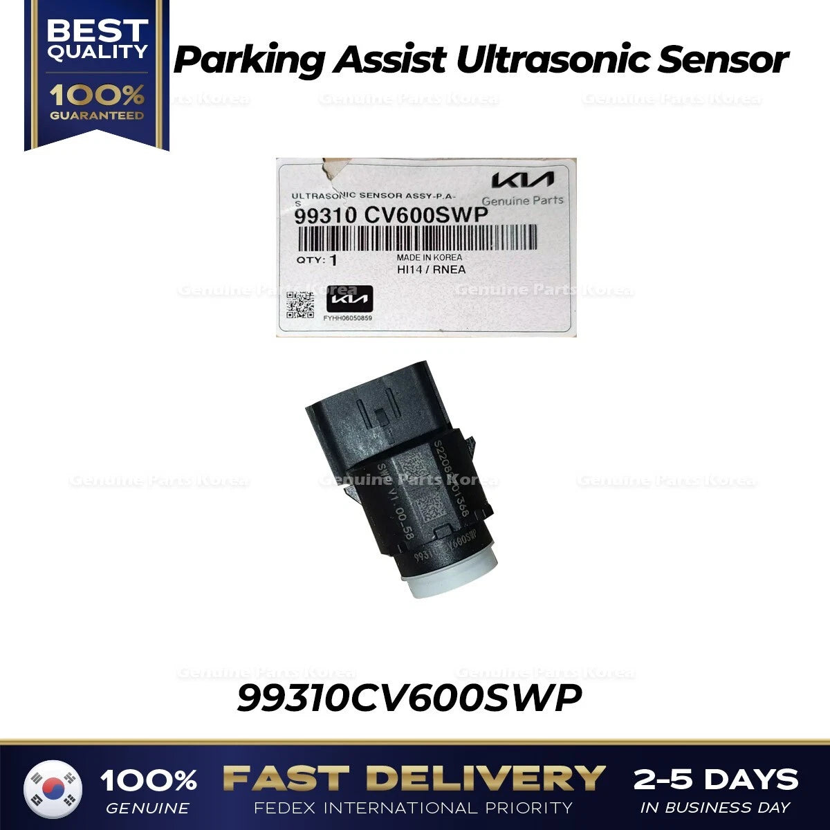 ⭐Genuine⭐ Parking Assist Ultrasonic Sensor 99310CV600SWP for Kia EV6