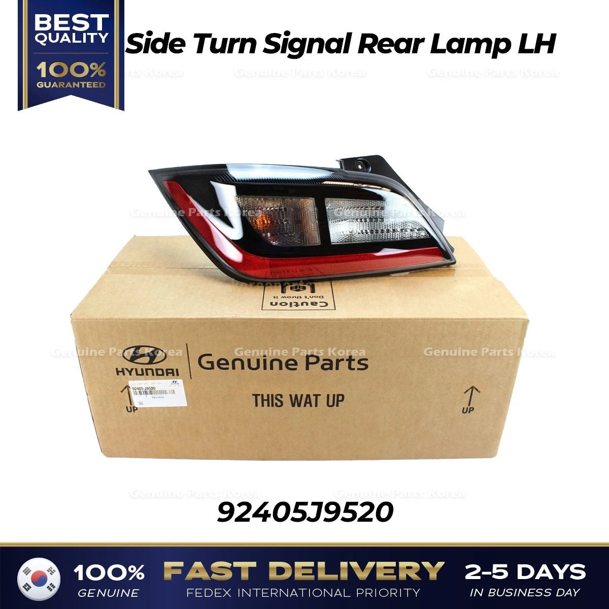 ⭐Genuine⭐ Side Turn Signal Rear Lamp LH 92405J9520 for Hyundai Kona