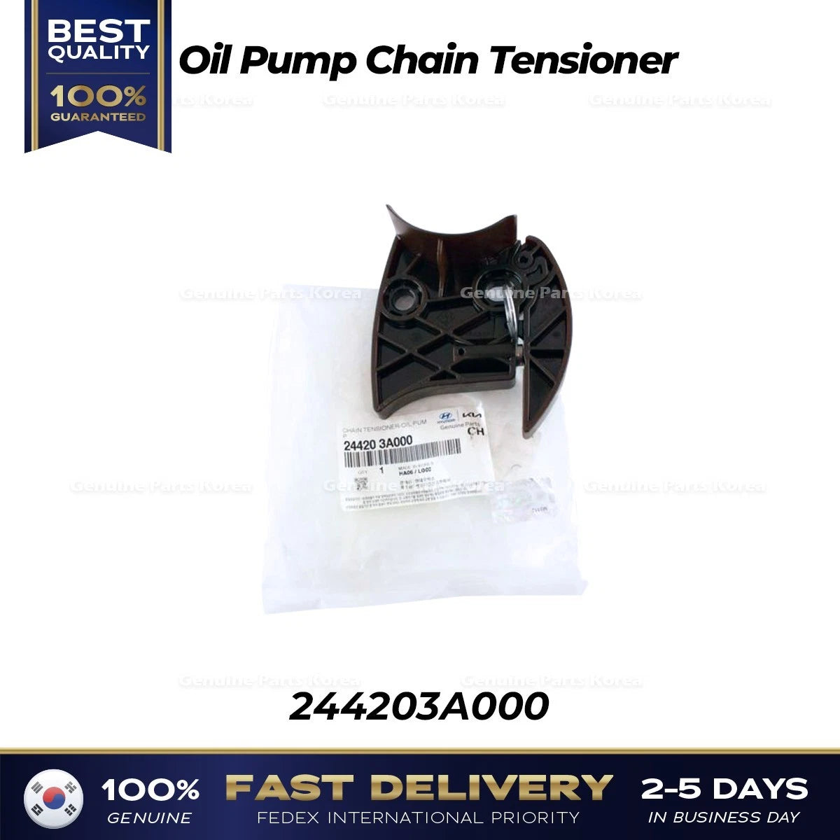⭐Genuine⭐ Oil Pump Chain Tensioner 244203A000 for Hyundai Veracruz Kia Mohave