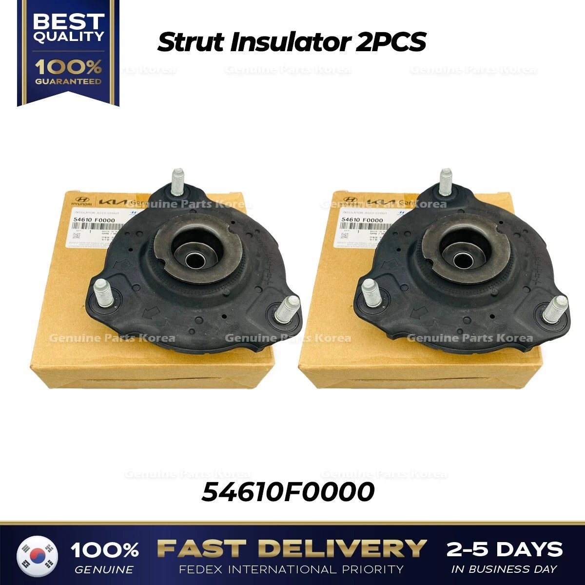 ⭐Genuine⭐ Strut Insulator 2PCS 54610F0000 for Hyundai Kona