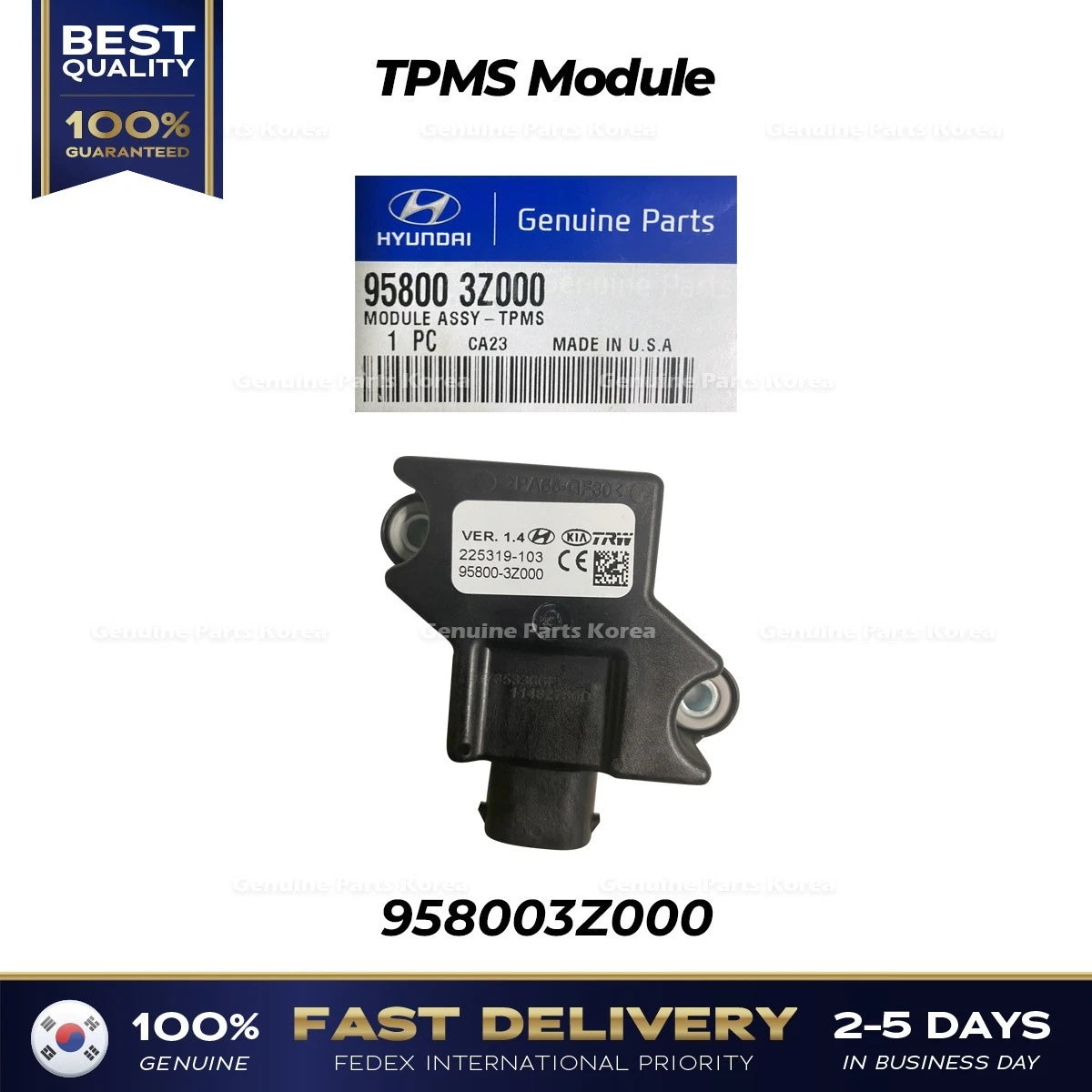 ⭐Genuine⭐ TPMS Module 958003Z000 for Hyundai i40