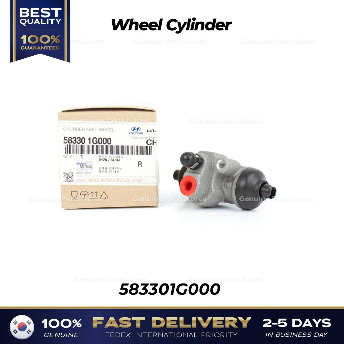 ⭐Genuine⭐ Wheel Cylinder 583301G000 for Hyundai Accent Kia Rio