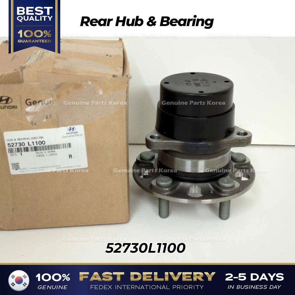 ⭐Genuine⭐ Rear Hub & Bearing 52730L1100 for Hyundai Sonata