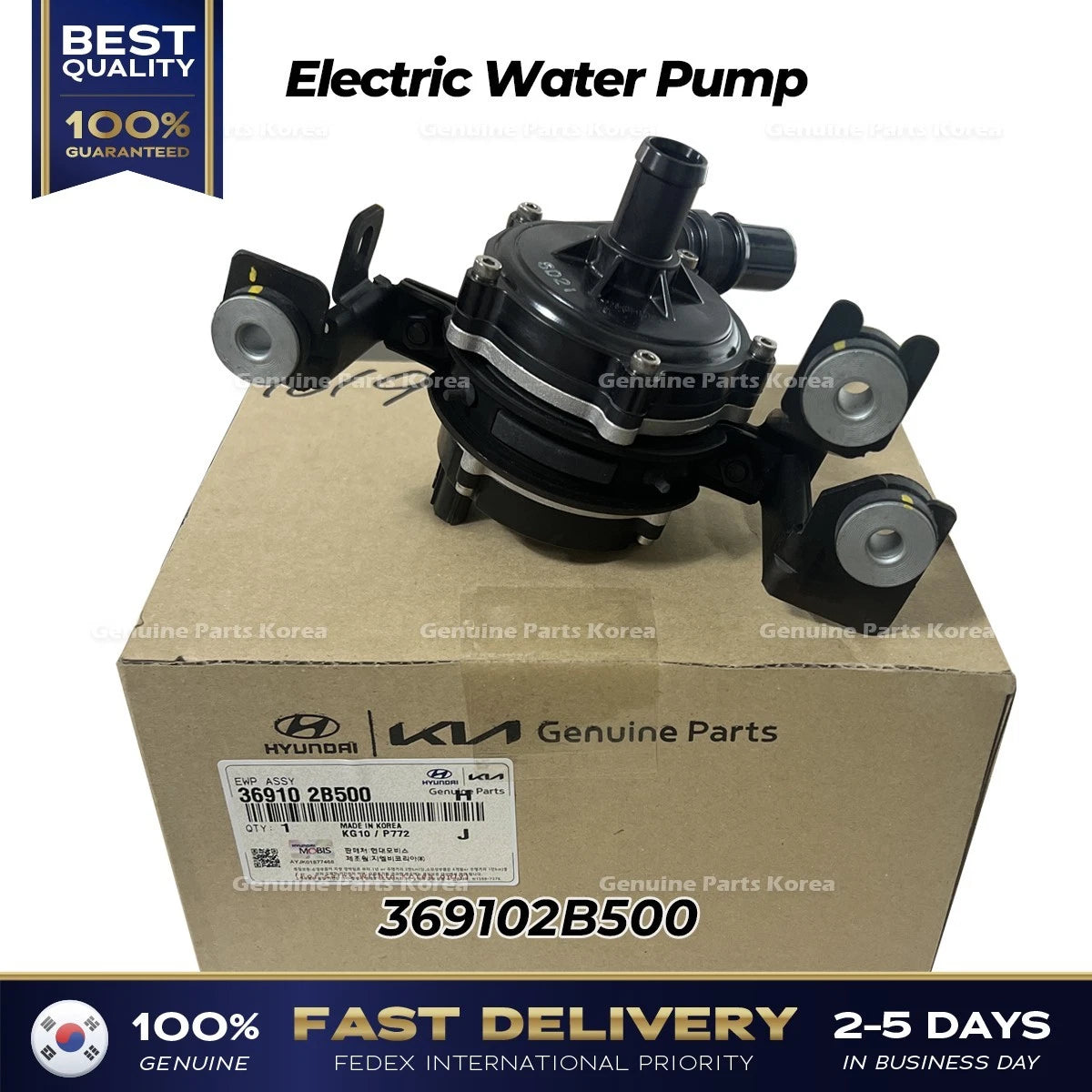 ⭐Genuine⭐ Electric Water Pump 369102B500 for Hyundai Kona Hybrid