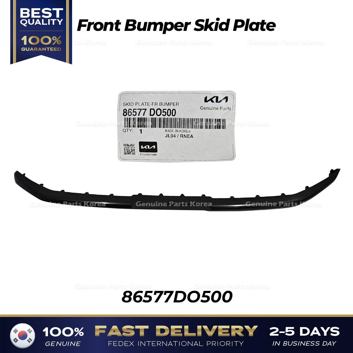⭐Genuine⭐ Front Bumper Skid Plate 86577DO500 for Kia EV9