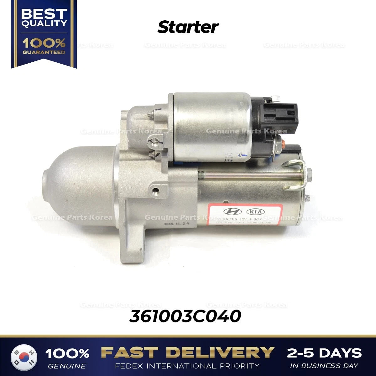 ⭐Genuine⭐ Starter 361003C040 for Hyundai Genesis Coupe