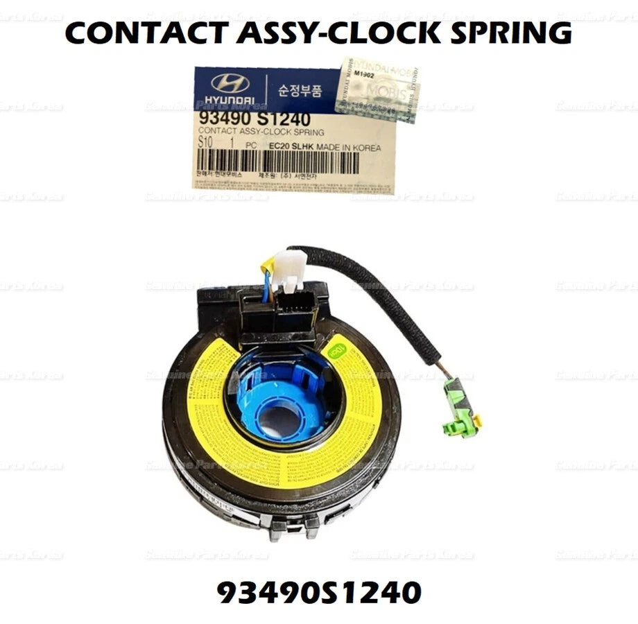 ⭐Genuine⭐ Clock Spring Contact Assy 93490S1240 for Hyundai Kia