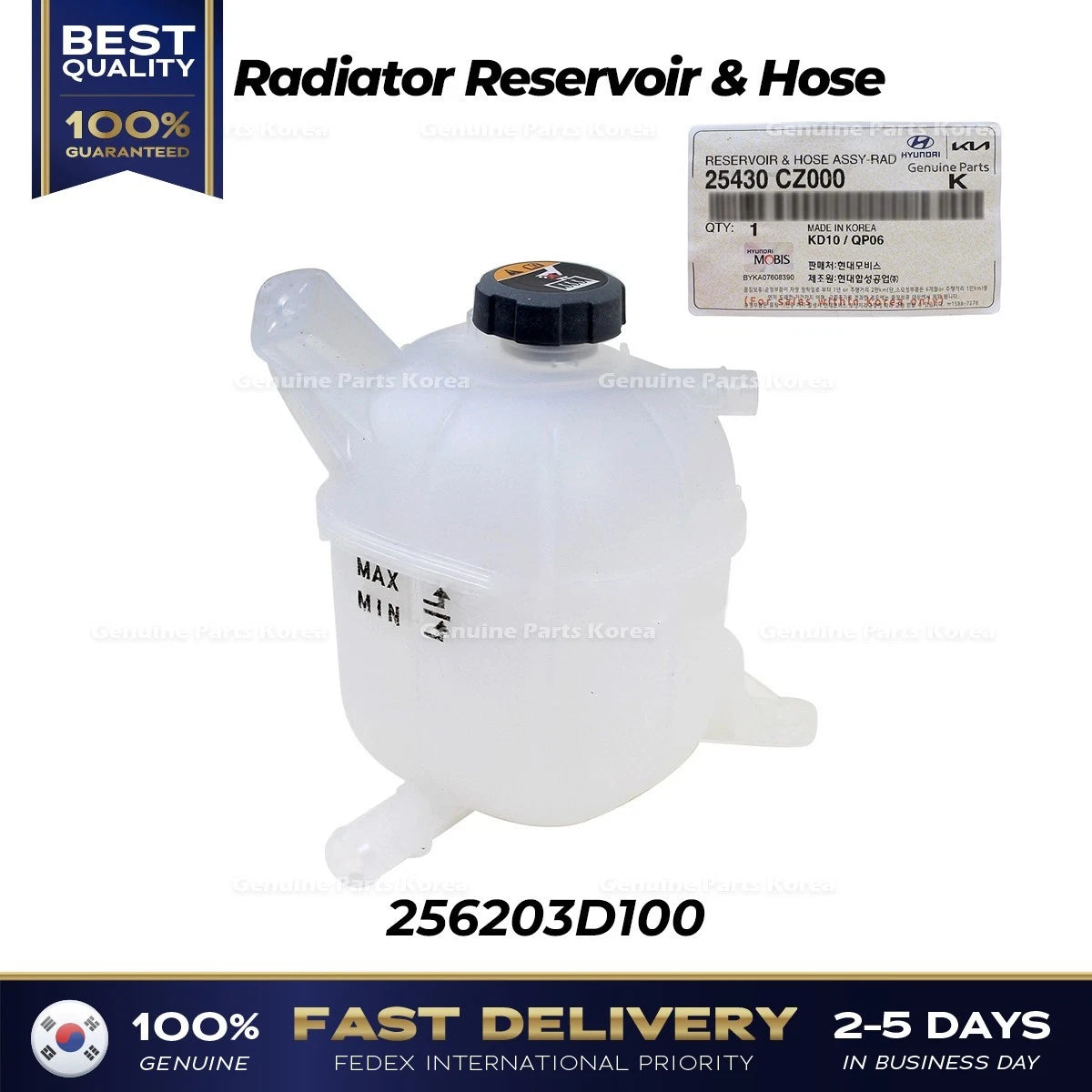 ⭐Genuine⭐ Radiator Reservoir & Hose 25430CZ000 for Kia Sportage
