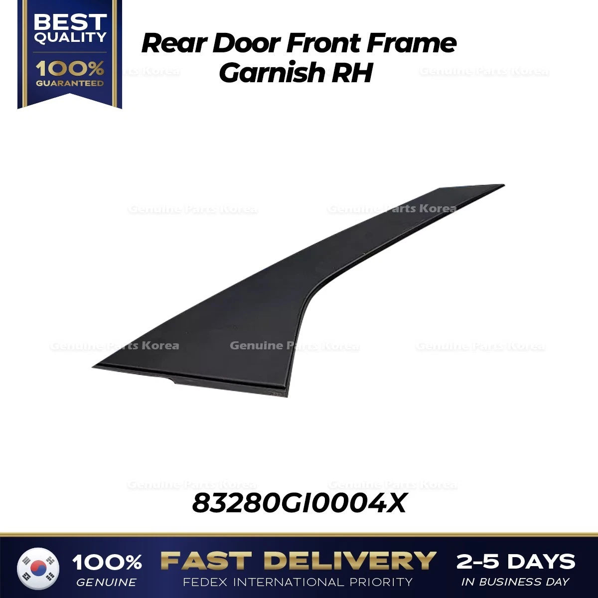 ⭐Genuine⭐ Rear Door Rear Frame Garnish RH 83280GI0004X for Hyundai Ioniq 5