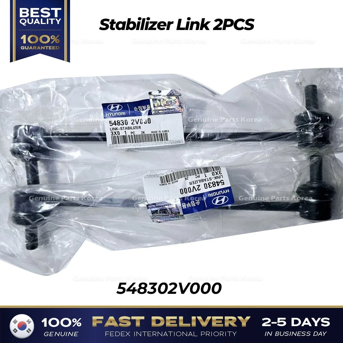 ⭐Genuine⭐ Stabilizer Link 2PCS 548302V000 for Hyundai Elantra Kia Forte