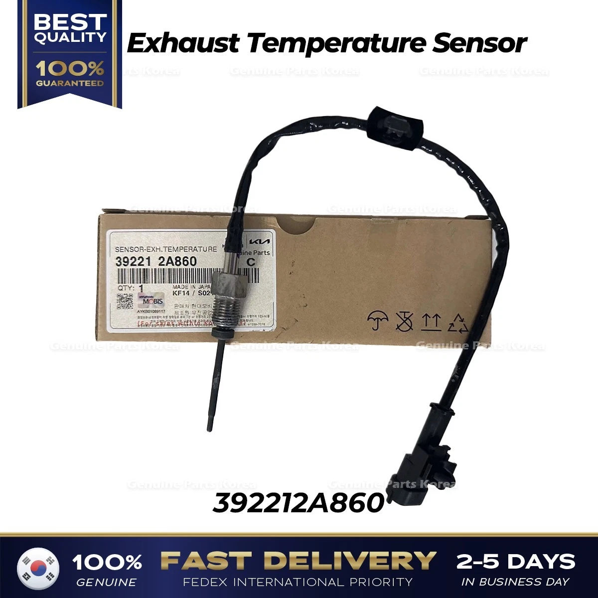 ⭐Genuine⭐ Exhaust Temperature Sensor 392212A860 for Hyundai Accent Kia Soul
