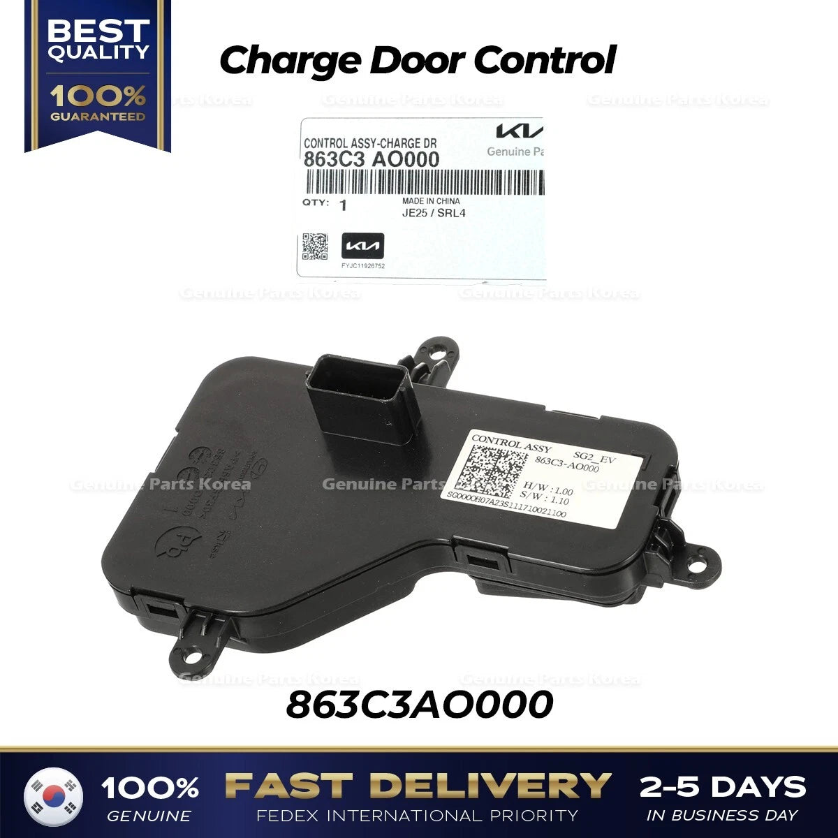 ⭐Genuine⭐ Charge Door Control 863C3AO000 for Kia Niro EV Motor