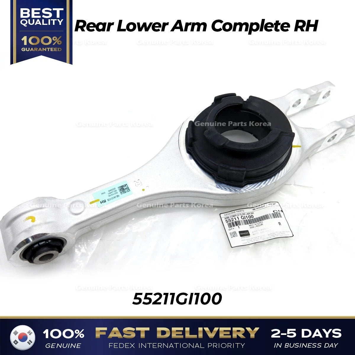 ⭐Genuine⭐ Rear Lower Arm Complete RH 55211GI100 for Hyundai Genesis GV60 Kia EV6