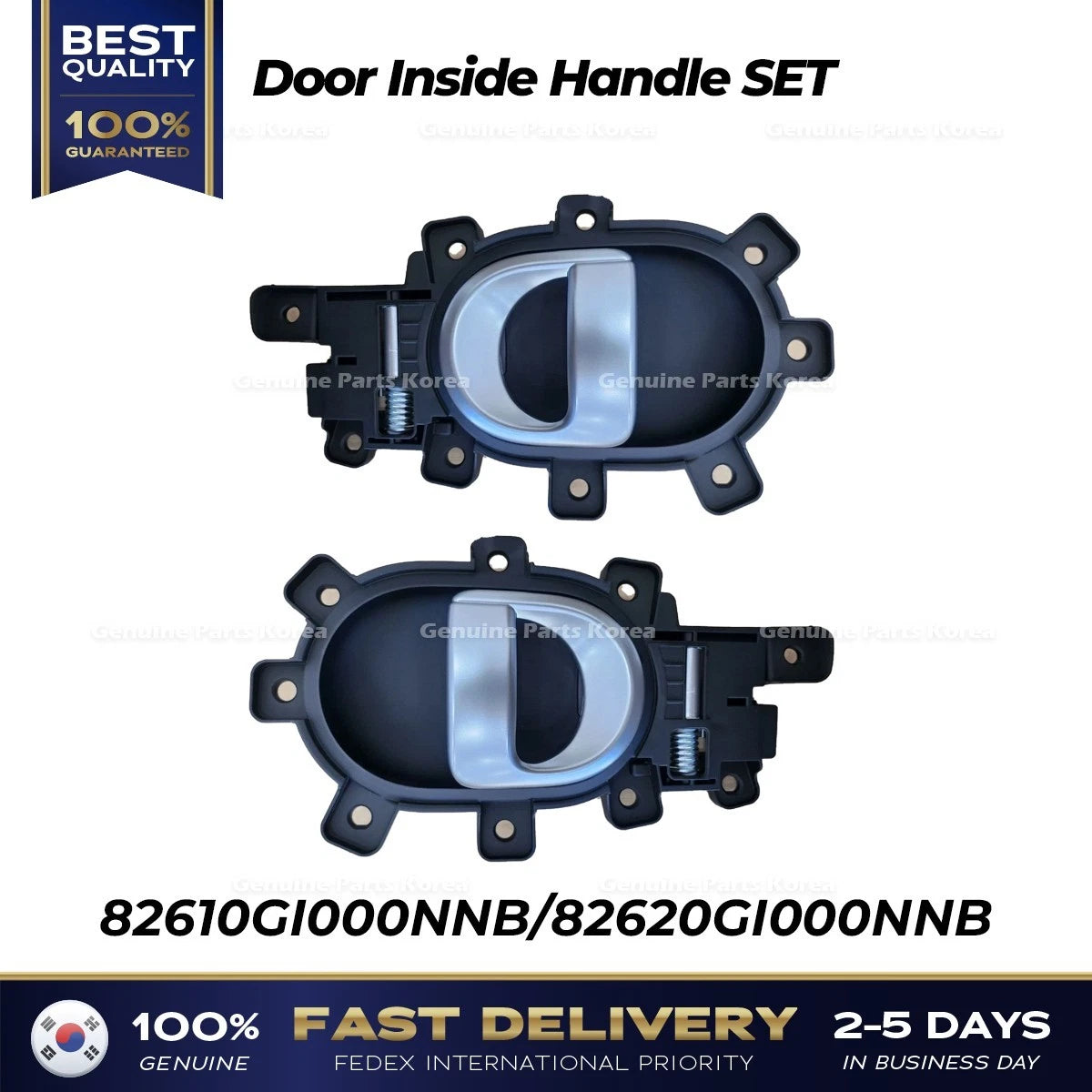 ⭐Genuine⭐ Door Inside Handle SET 82610GI000NNB 82620GI000NNB for Hyundai Ioniq 5