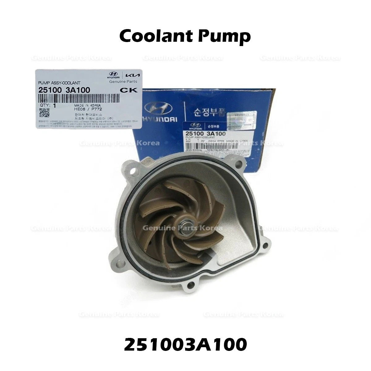 ⭐Genuine⭐ Coolant Pump 251003A100 for Hyundai Veracruz