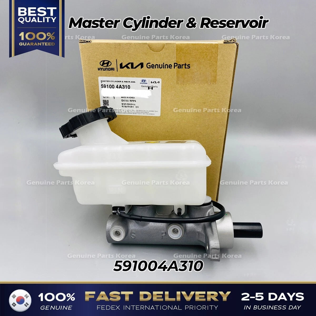 ⭐Genuine⭐ Master Cylinder & Reservoir 591004A310 for Hyundai H1