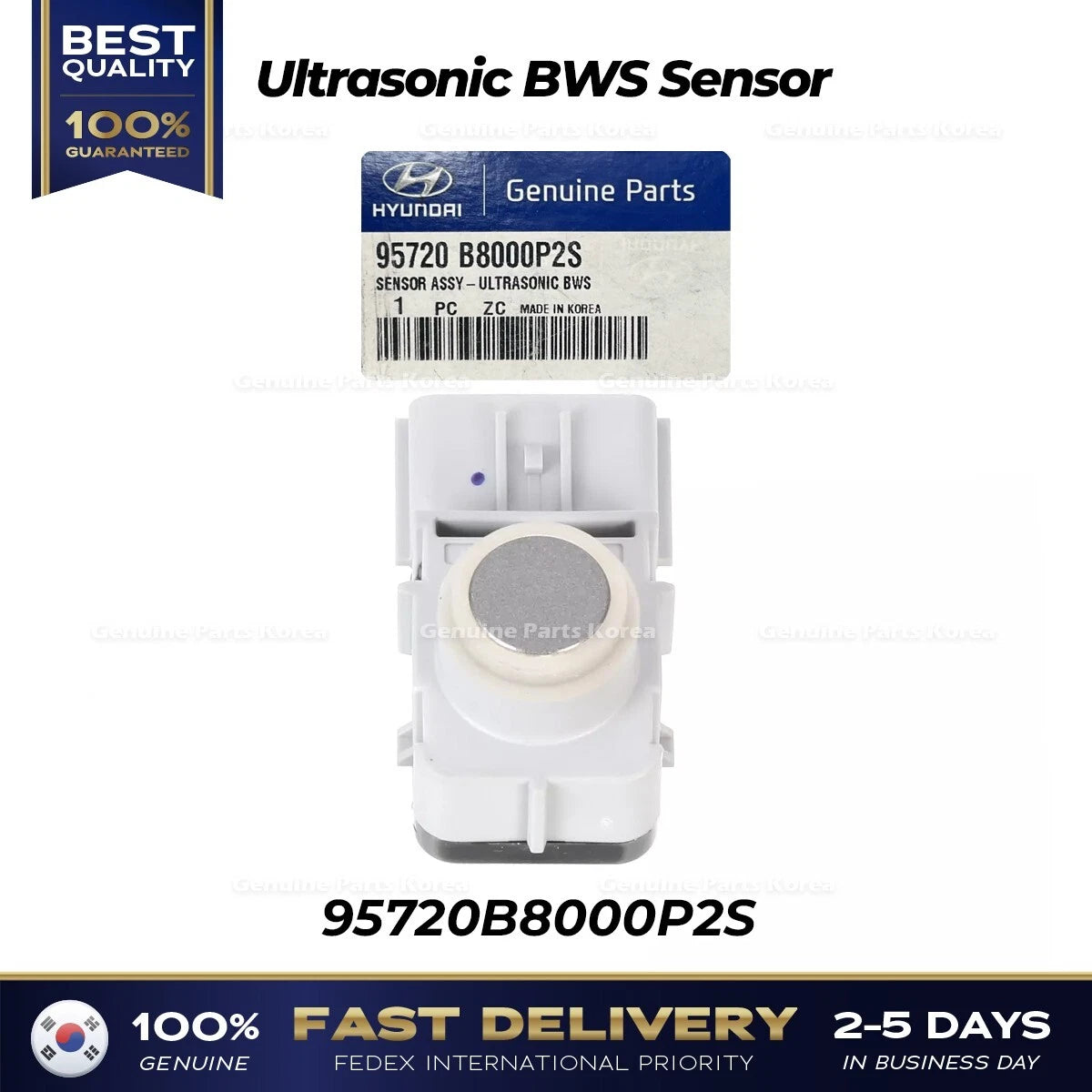 ⭐Genuine⭐ Ultrasonic BWS Sensor 95720B8000P2S for Hyundai Santa Fe