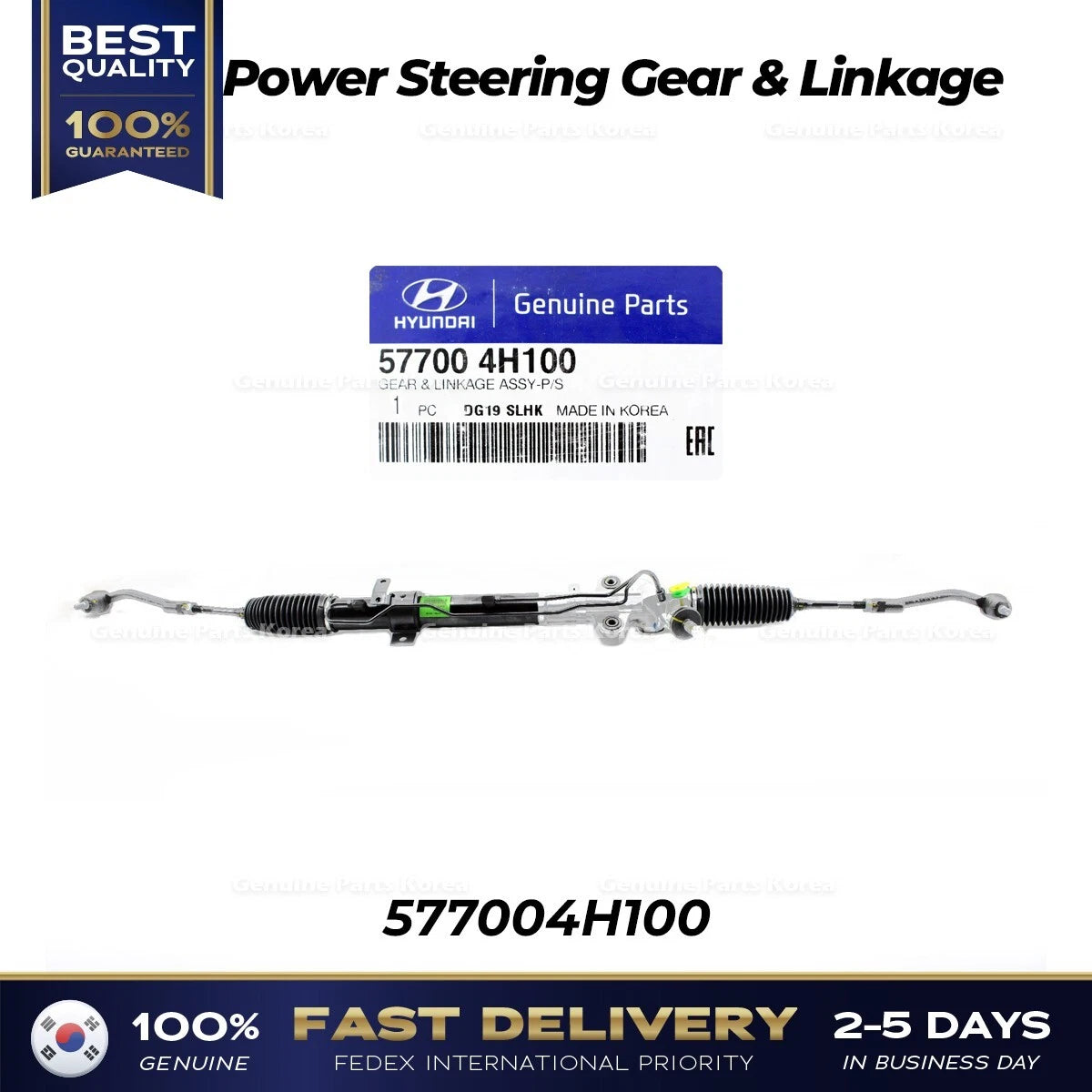 ⭐Genuine⭐ Power Steering Gear & Linkage 577004H100 for Hyundai H1 Grand Starex