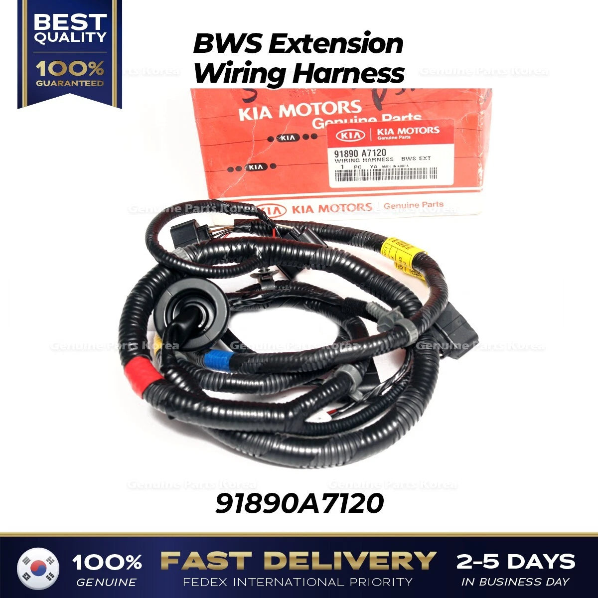 ⭐Genuine⭐ BWS Extension Wiring Harness 91890A7120 for Kia Cerato Forte