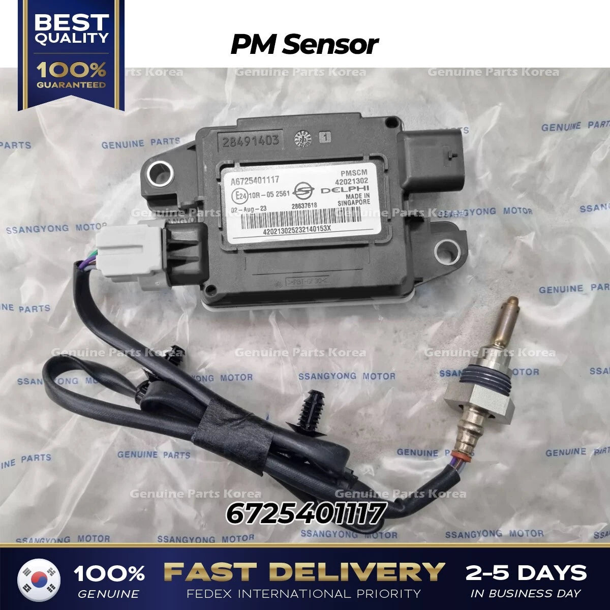 ⭐Genuine⭐ PM Sensor 6725401117 for Ssangyong Rexton G4