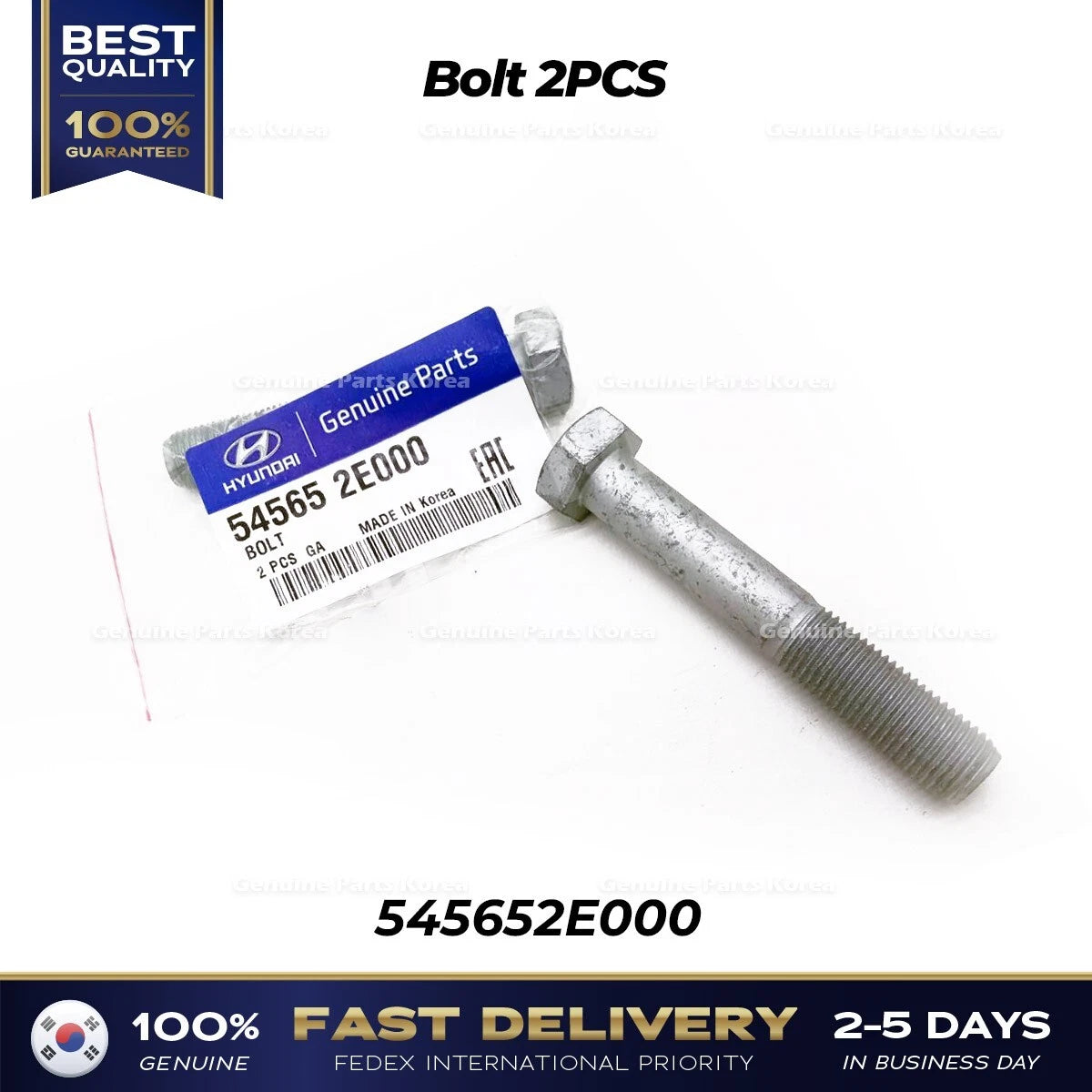⭐Genuine⭐ Bolt 2PCS 545652E000 for Hyundai Kia