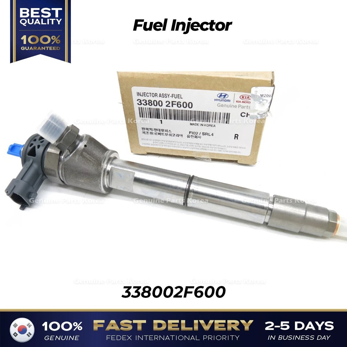 ⭐Genuine⭐ Fuel Injector 338002F600 for Hyundai Santa Fe Kia Sportage