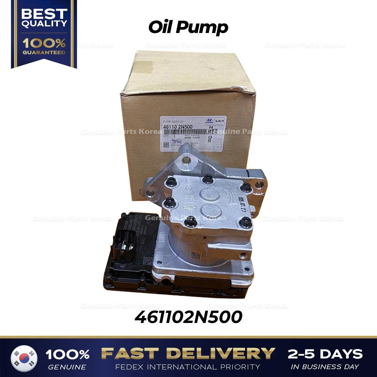 ⭐Genuine⭐ Oil Pump 461102N500 for Hyundai Elantra N Kona N Kia K5