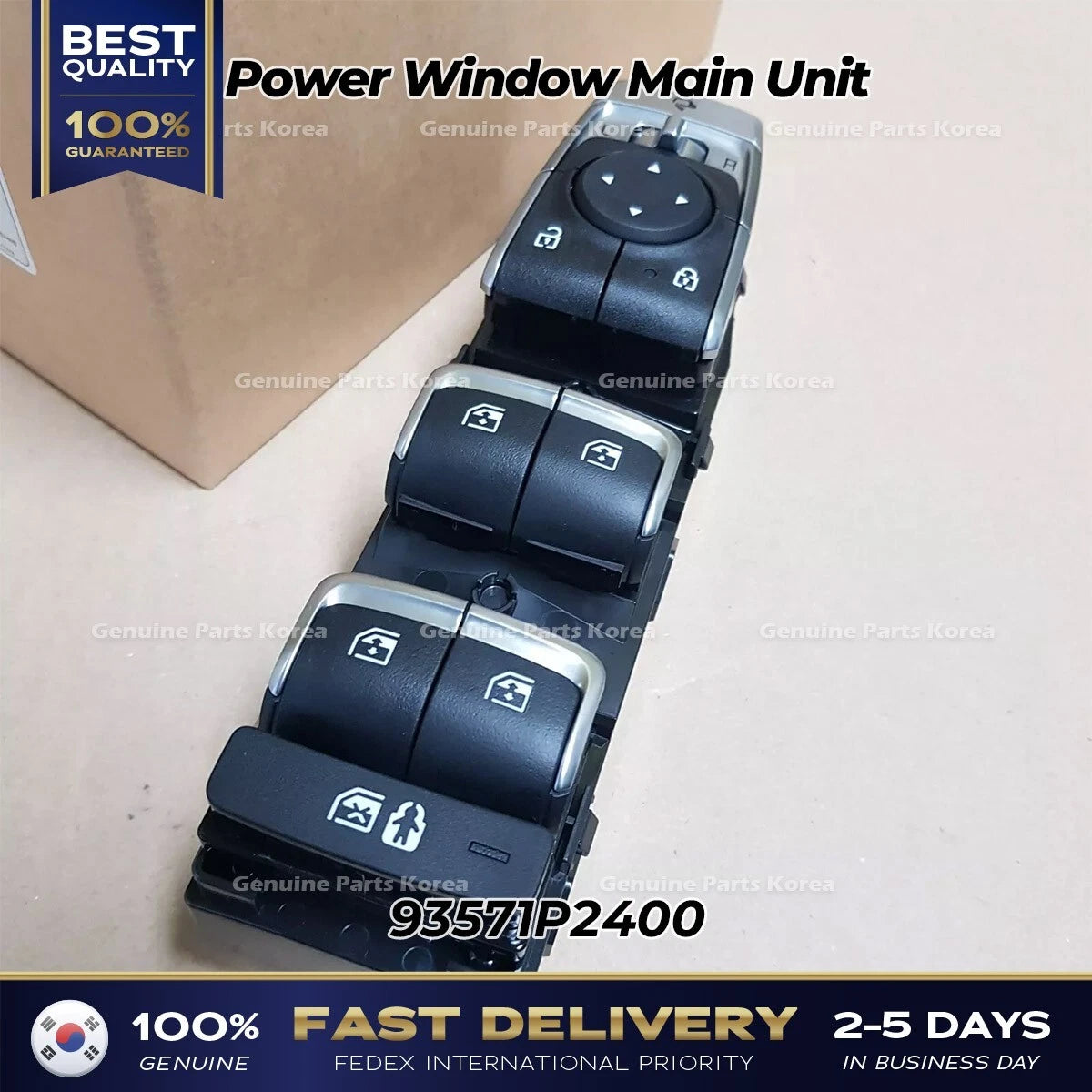 ⭐Genuine⭐ Power Window Main Unit 93571P2400 for Kia Sorento