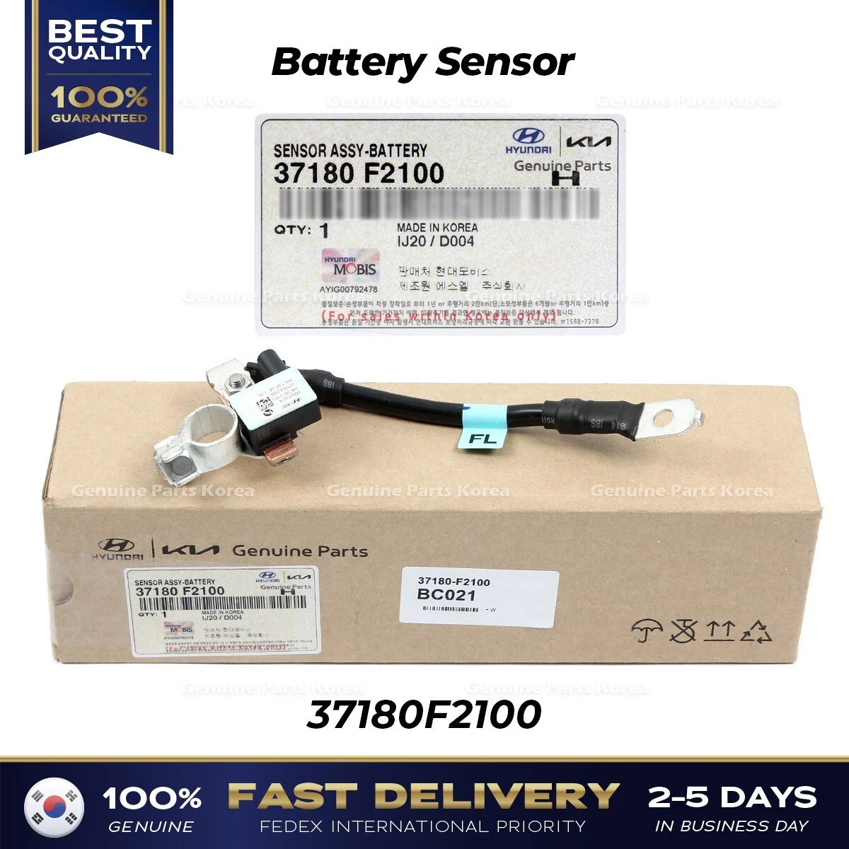 ⭐Genuine⭐ Battery Sensor 37180F2100 for Hyundai Elantra