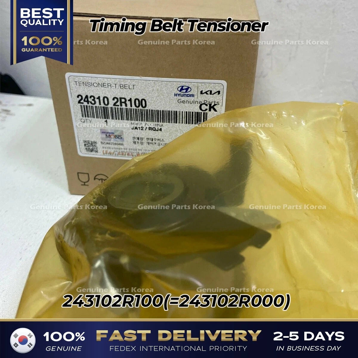 ⭐Genuine⭐ Timing Belt Tensioner 243102R100 for Hyundai Genesis G80 Kia Sorento