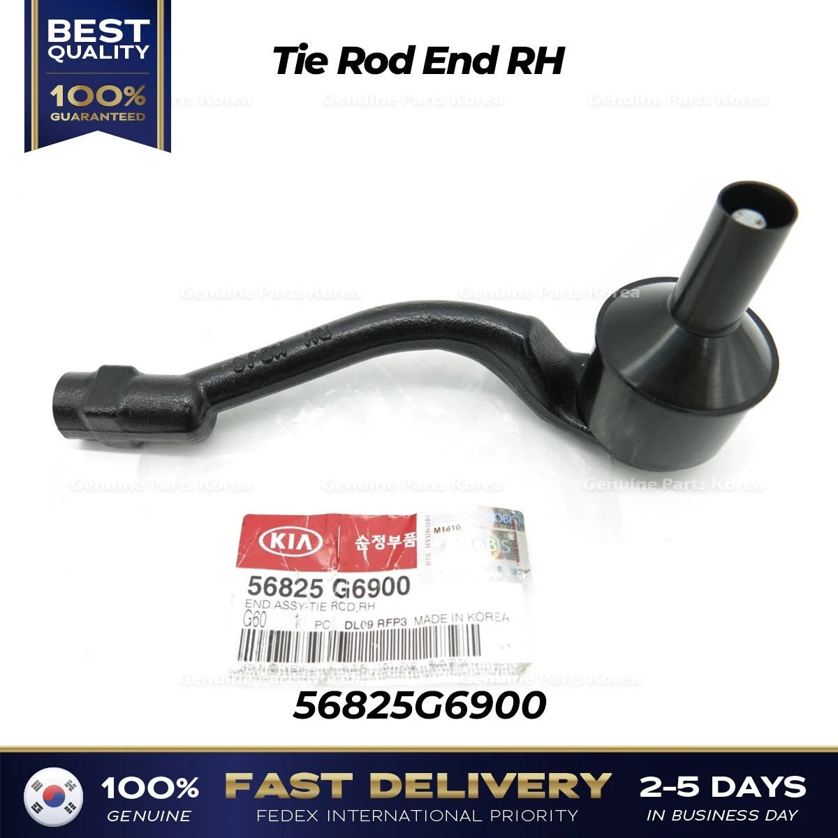 ⭐Genuine⭐ Tie Rod End RH 56825G6900 for Hyundai Kona Kia Picanto
