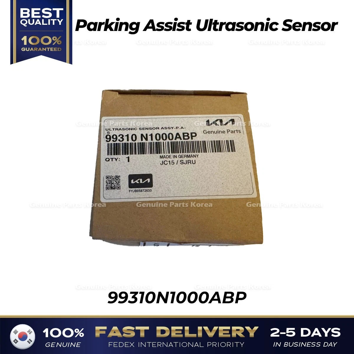 ⭐Genuine⭐ Parking Assist Ultrasonic Sensor 99310N1000ABP for Kia EV9