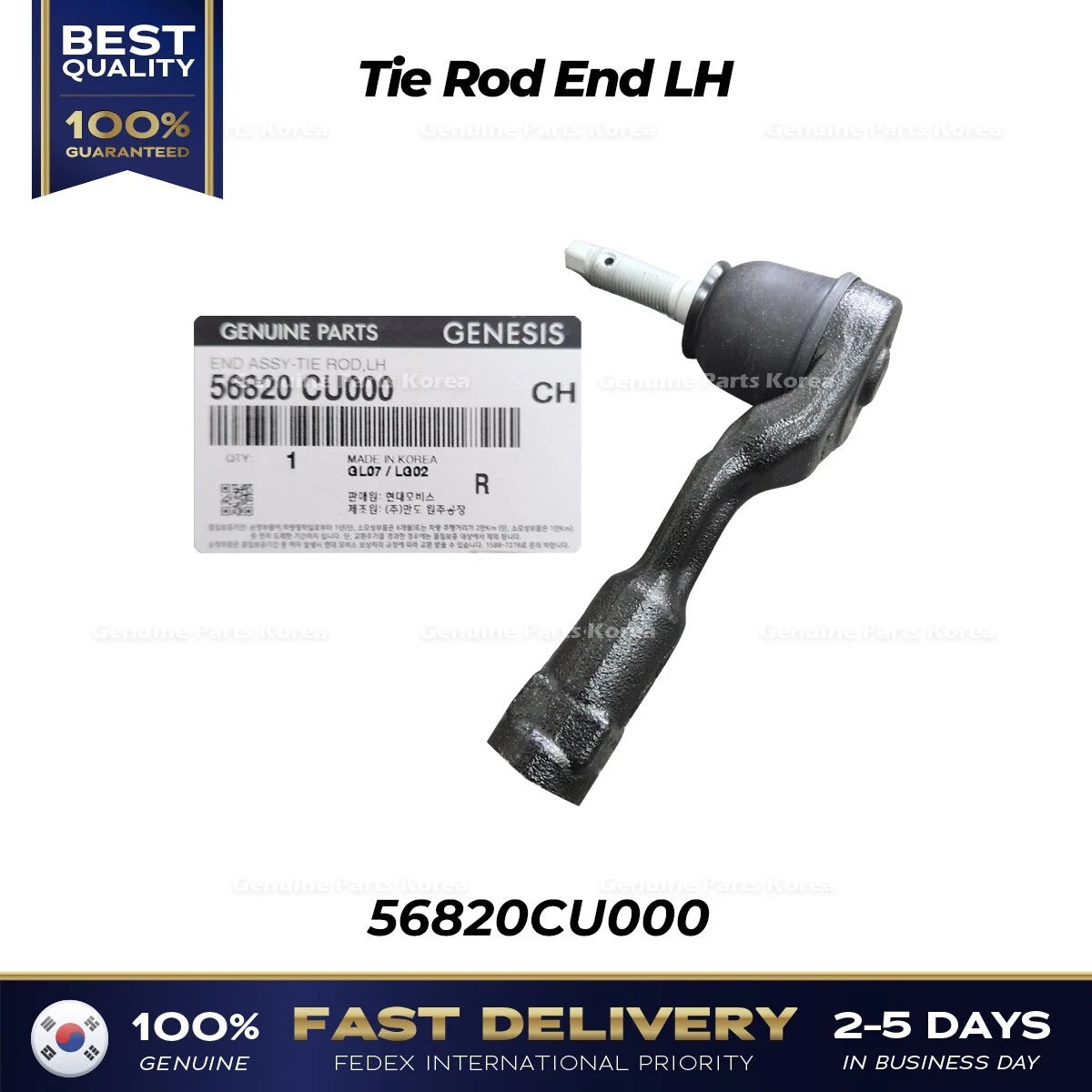 ⭐Genuine⭐ Tie Rod End LH 56820CU000 for Hyundai Genesis GV60 Kia EV6
