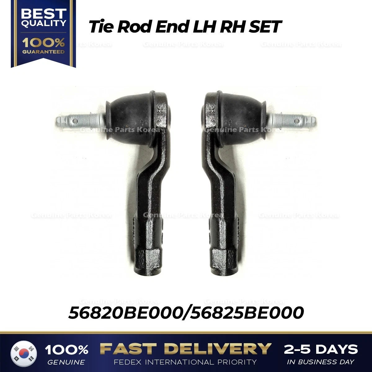 ⭐Genuine⭐ Tie Rod End LH RH SET 56820BE000 56825BE000 for Hyundai Elantra