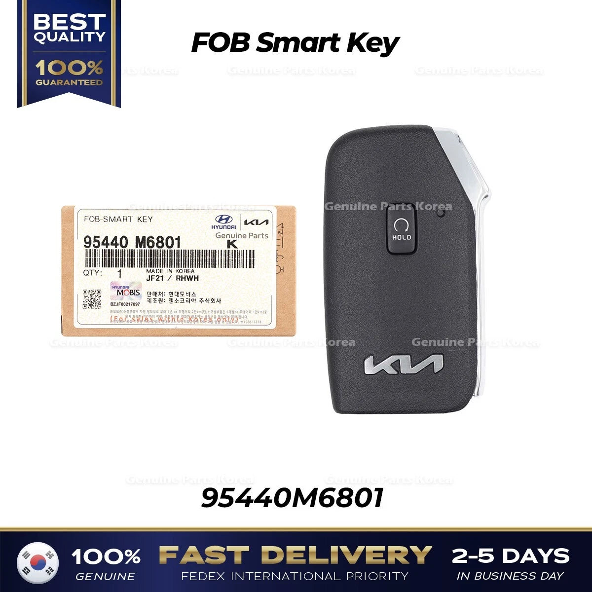 ⭐Genuine⭐ FOB Smart Key 95440M6801 for Kia K3