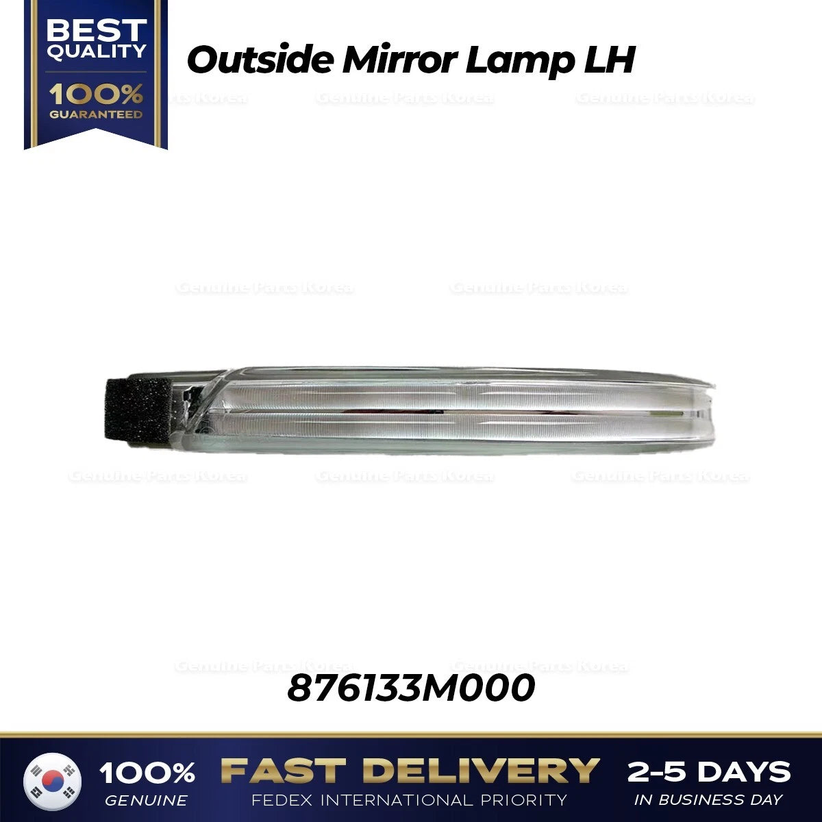 ⭐Genuine⭐ Outside Mirror Lamp LH 876133M000 for Hyundai Equus Genesis