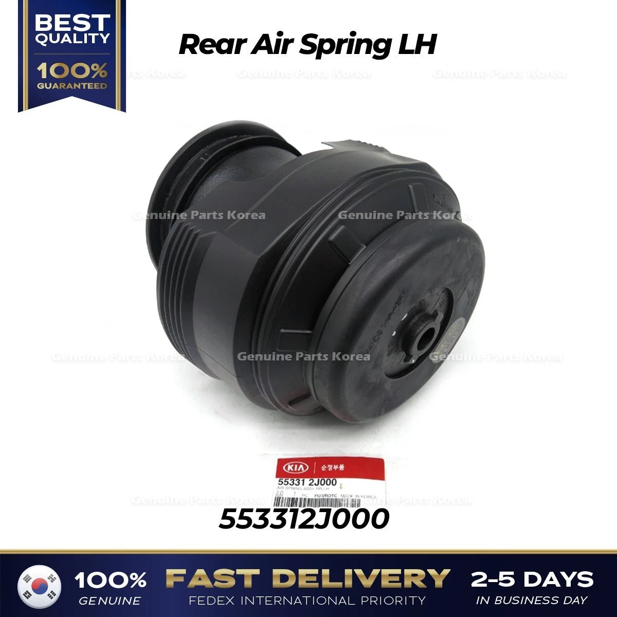 ⭐Genuine⭐ Rear Air Spring LH 553312J000 for Kia Mohave