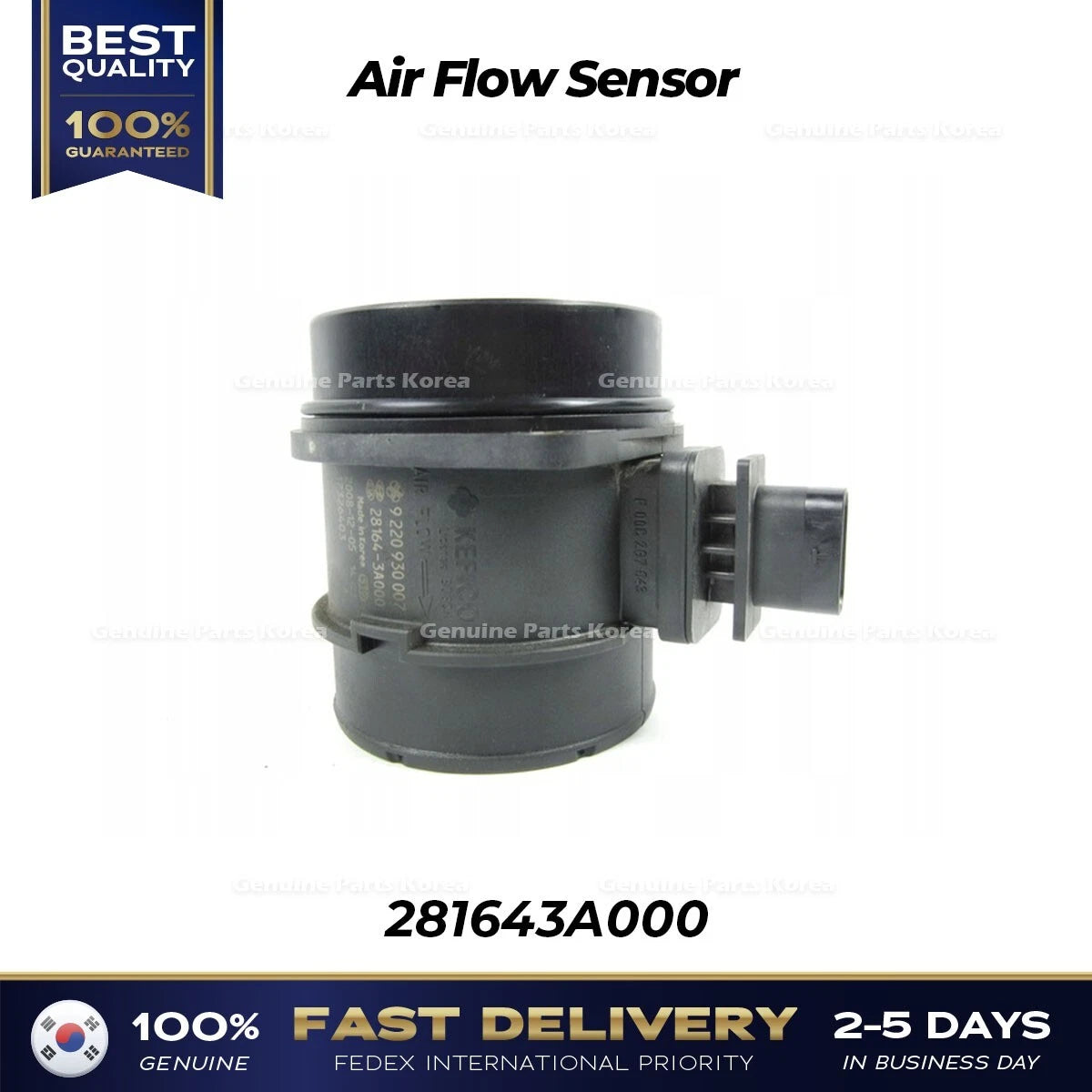 ⭐Genuine⭐ Air Flow Sensor 281643A000 for Hyundai Veracruz Kia Mohave