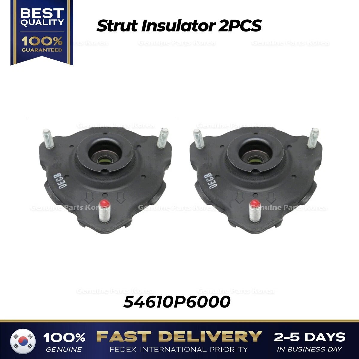 ⭐Genuine⭐ Strut Insulator 2PCS 54610P6000 for Hyundai Santa Fe