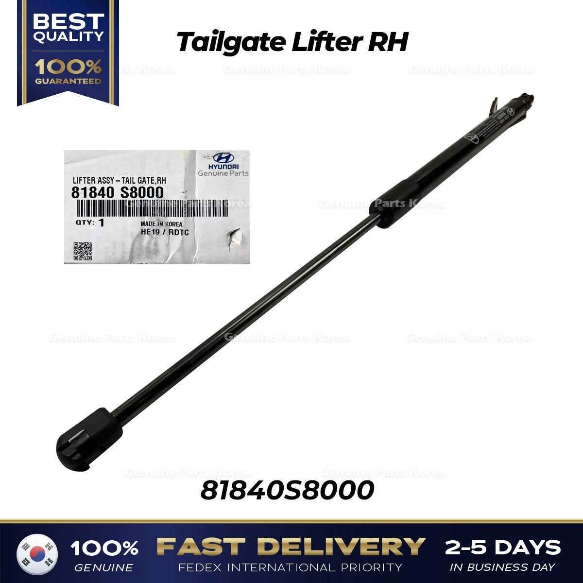 ⭐Genuine⭐ Tailgate Lifter RH 81840S8000 for Hyundai Palisade