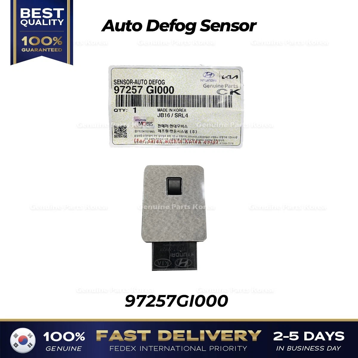 ⭐Genuine⭐ Auto Defog Sensor 97257GI000 for Hyundai Ioniq 5 Kia EV9